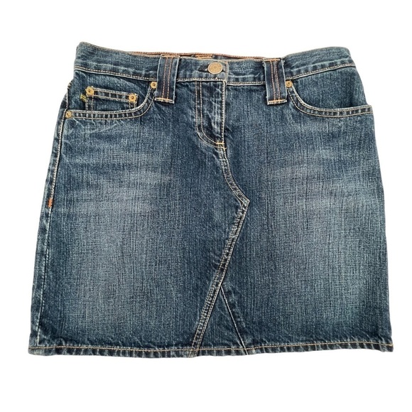 J. Crew Denim Jean Mini Skirt Size 27 Women's - Picture 1 of 8